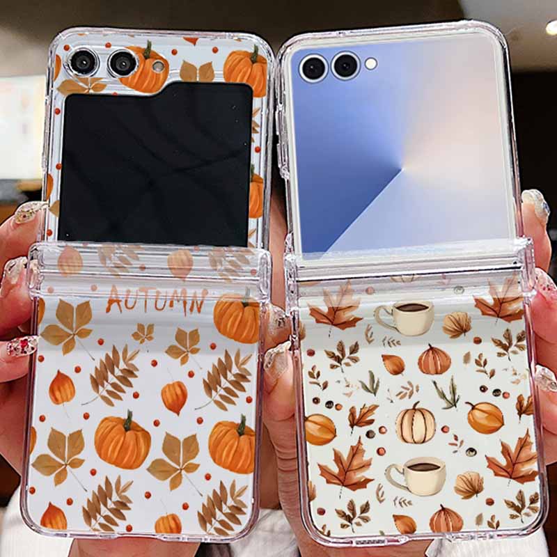Phone Cases Z Fold 4 - Autumn Maple Leaf Pattern Phone Case