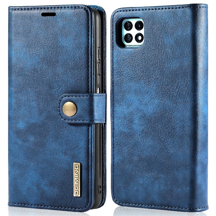Phone Cases Eu - DG.MING Split Leather Wallet Design Detachable