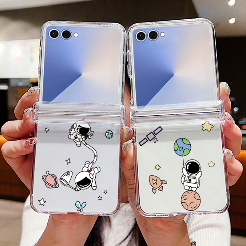 Phone Cases Z Fold 4 - Astronauts Pattern Folding Phone Case For
