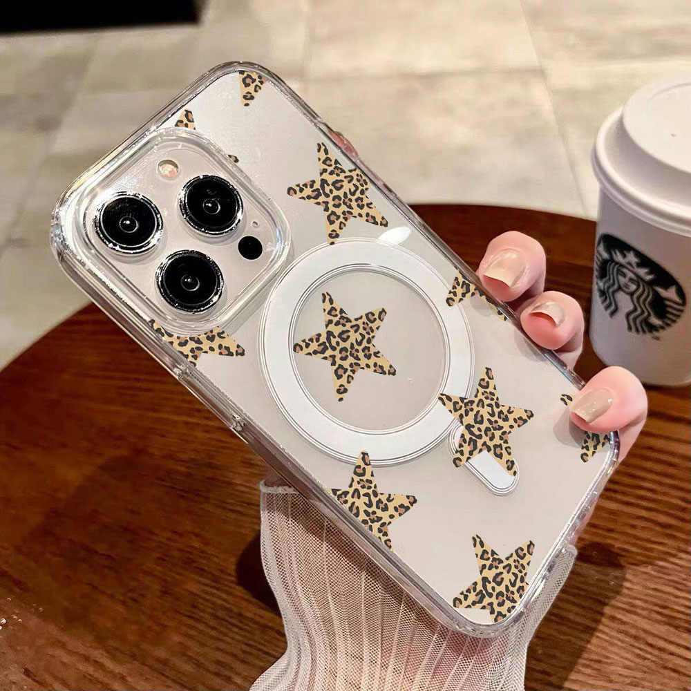 Phone Cases Girly - Leopard Girly Star Ins Phone Case