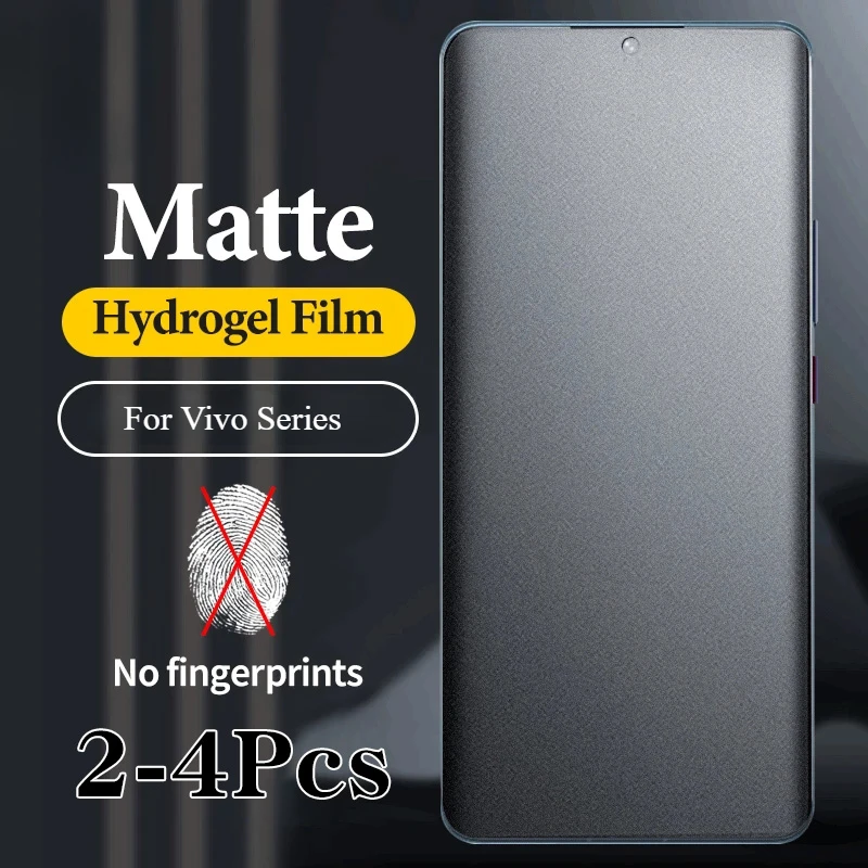 Vivo V40 - 1-4PCS Silicone Matte Hydrogel Film for