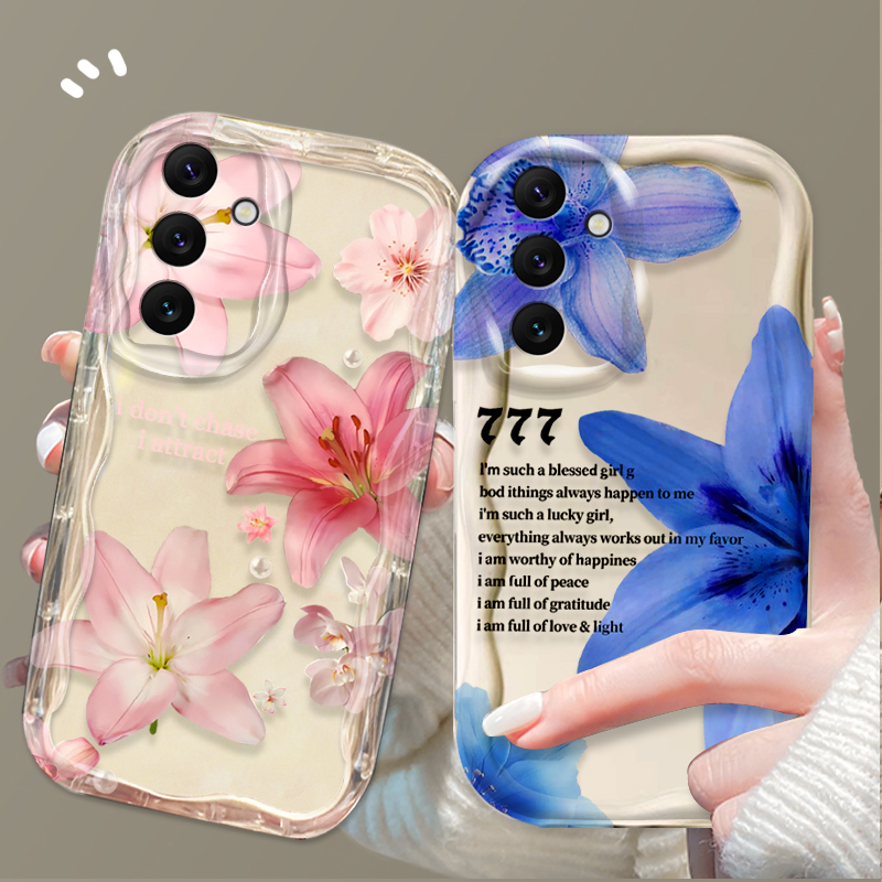 Beautiful Pink Lily Pattern Ph - Phone Cases Samsung A14 评论和价格