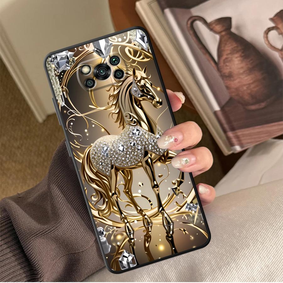 Golden Horse Funda Phone Cover - Phone Cases Horse 评论和价格