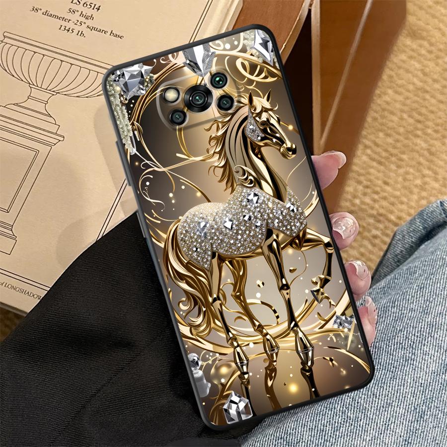 Golden Horse Funda Phone Cover - Phone Cases Horse 评论和价格