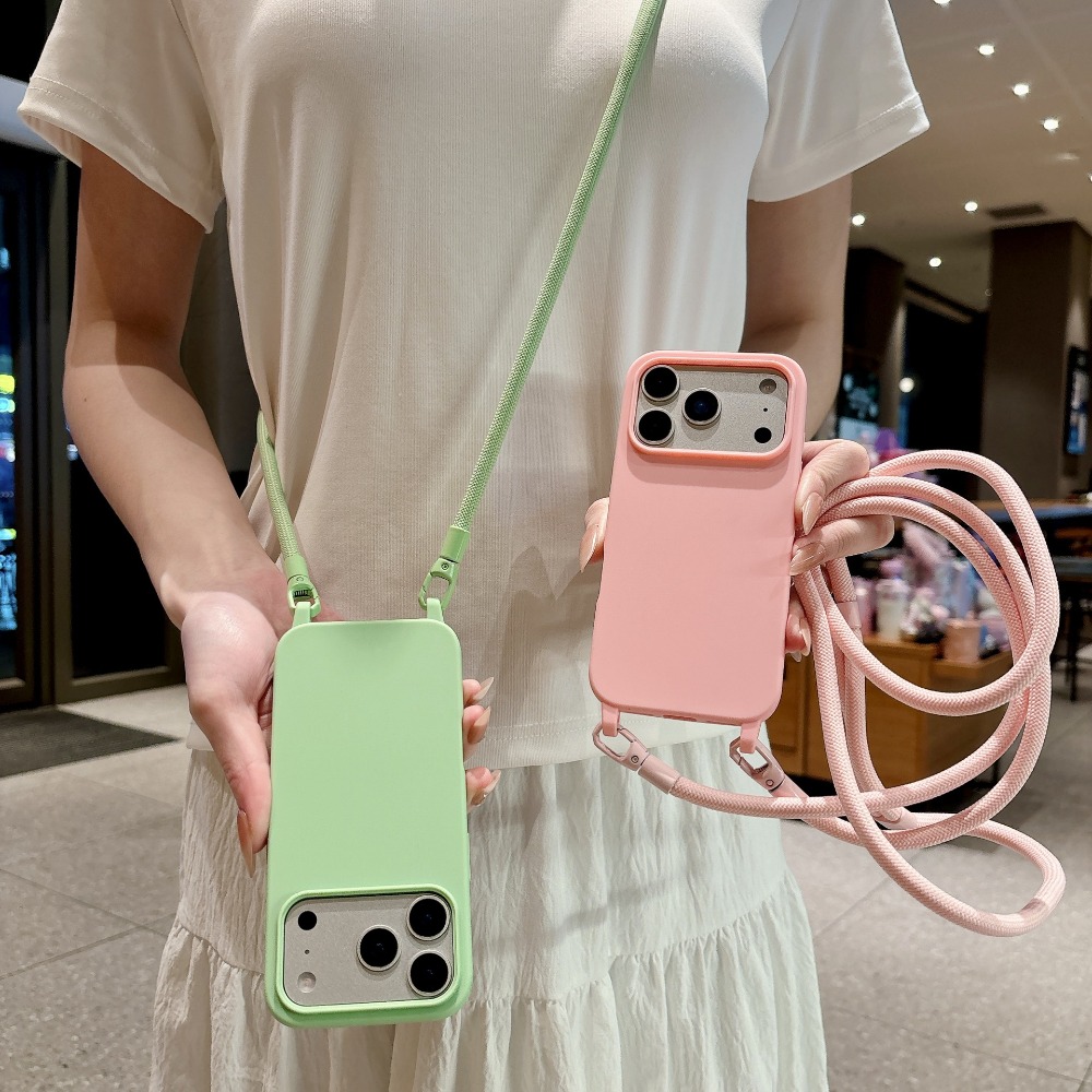 Candy Solid Color Crossbody St - Phone Cases With Charms 评论和价格