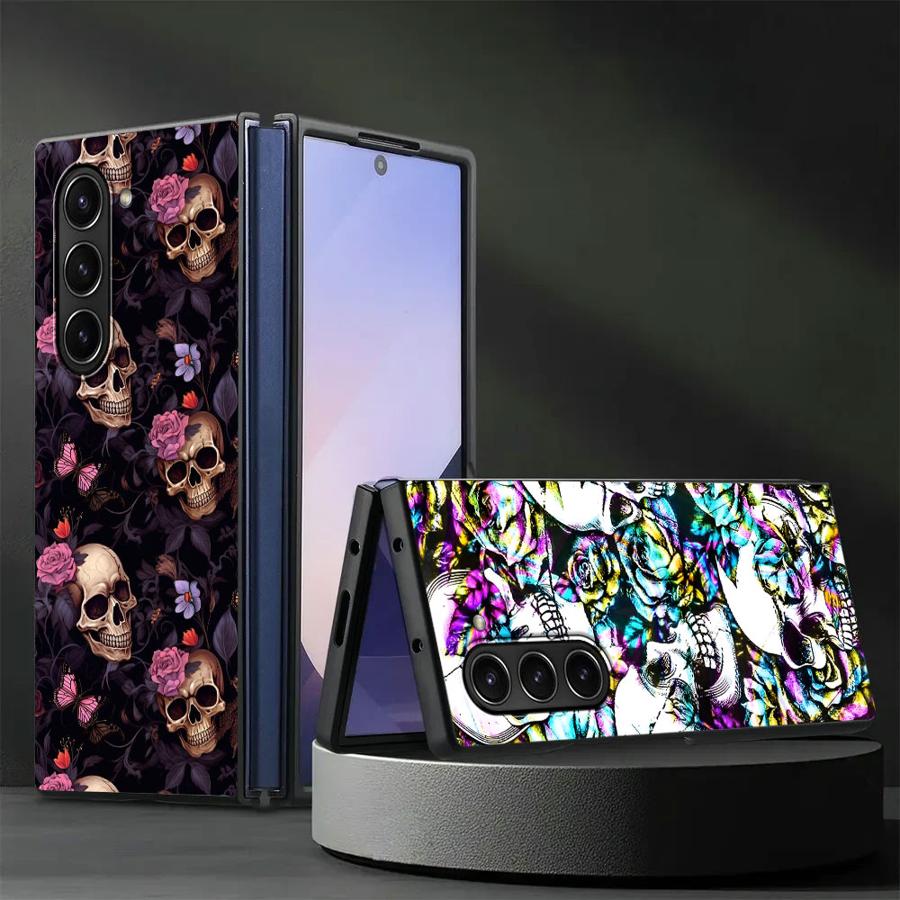 Skull Art Case for Samsung Gal - Phone Cases Z Fold 4 评论和价格