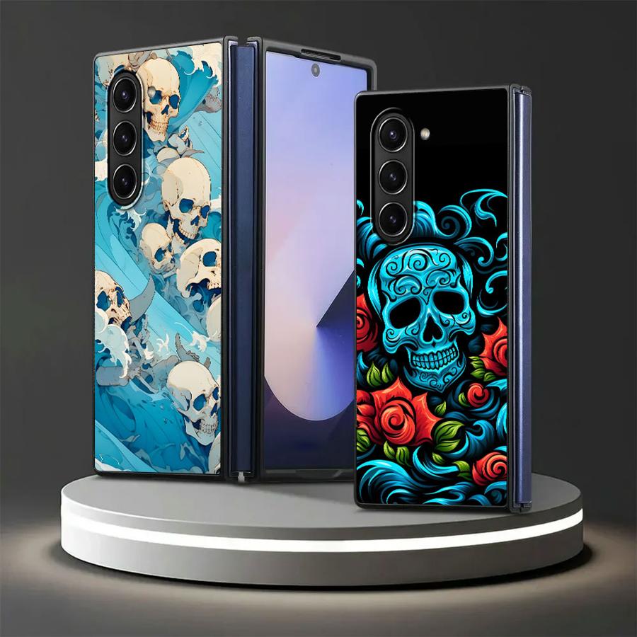 Skull Art Case for Samsung Gal - Phone Cases Z Fold 4 评论和价格
