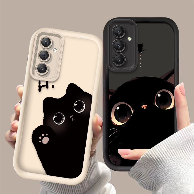 Lovely Big Eyed Cat Phone Case - Phone Cases Samsung A14 评论和价格