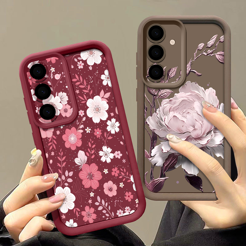 Colorful Flowers Pattern Case  - Phone Cases Samsung A14 评论和价格