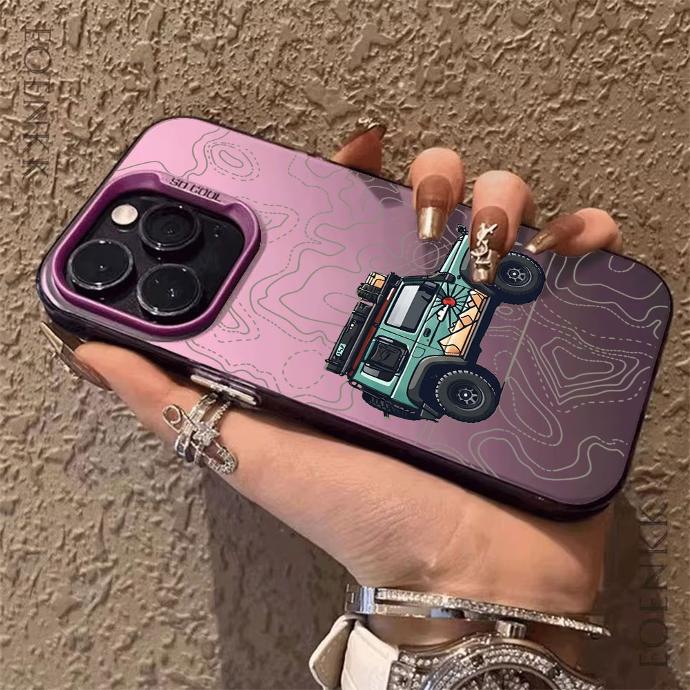 Simple Car Pattern Phone Case  - Phone Cases Hard 评论和价格