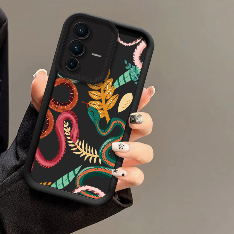 Luxury Snake Print Phone Case  - Vivo V40 评论和价格