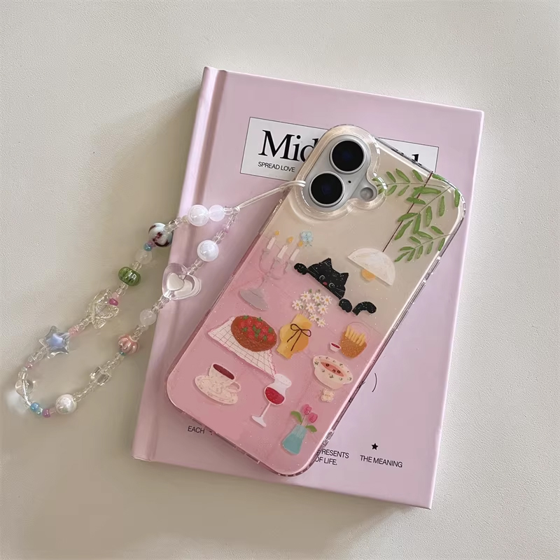Ins Girl Cute Dining Table Lit - Phone Cases Girly 评论和价格