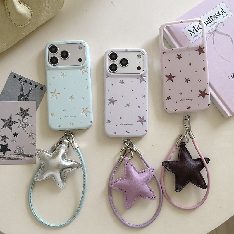Korean Cute Star Phone Case Fo - Phone Cases With Charms 评论和价格