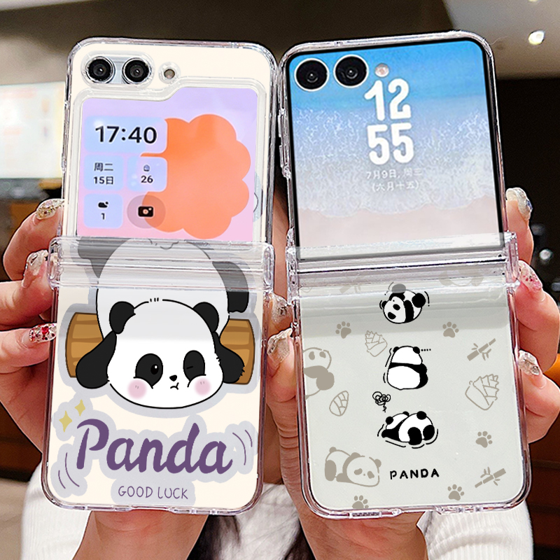 Cartoon Panda Printed Phone Ca - Phone Cases Hard 评论和价格