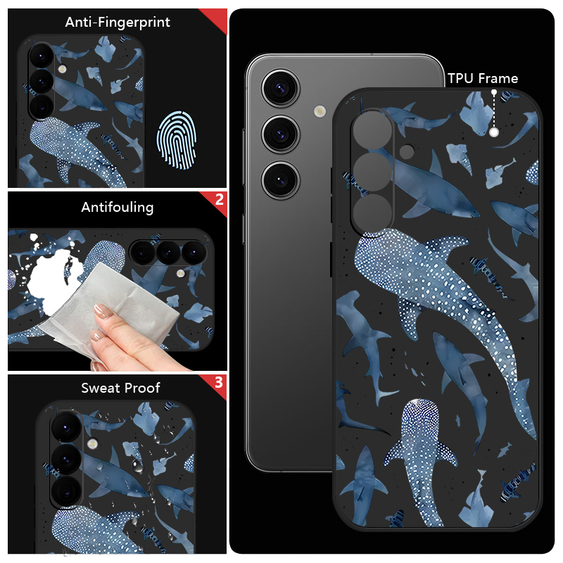 Whale Pattern Lanyard Case For - Phone Cases Samsung A14 评论和价格