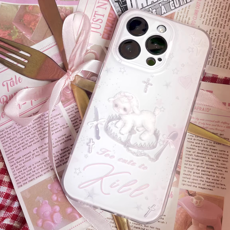 Y2k Korean INS Creative Cute P - Phone Cases Girly 评论和价格