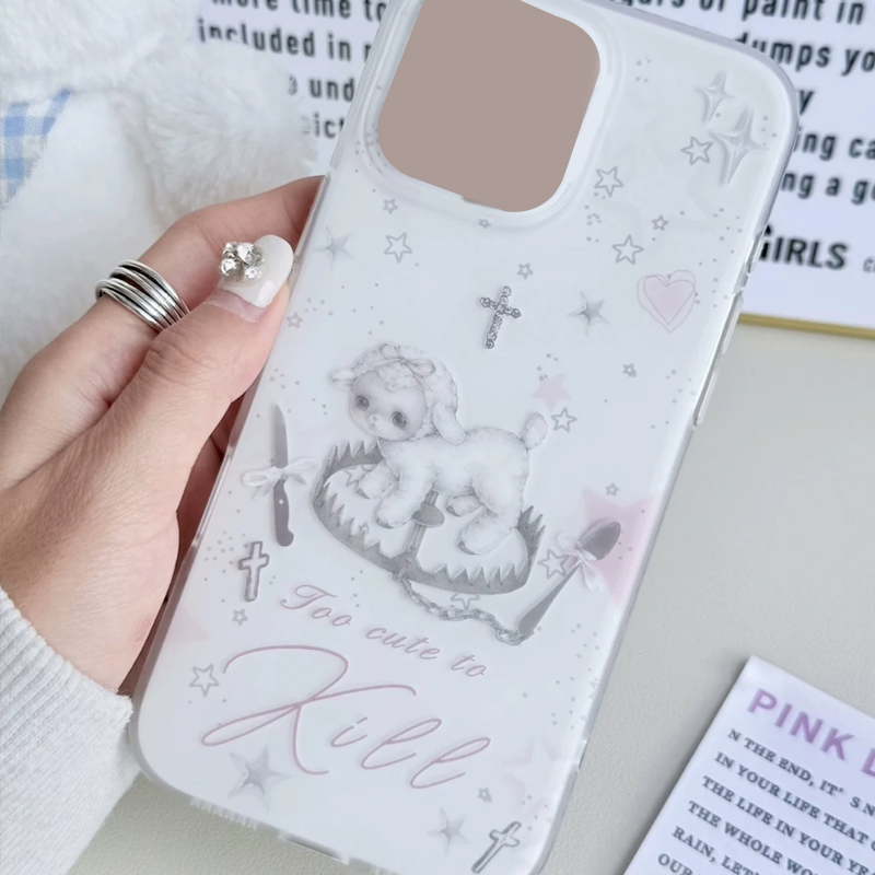 Y2k Korean INS Creative Cute P - Phone Cases Girly 评论和价格