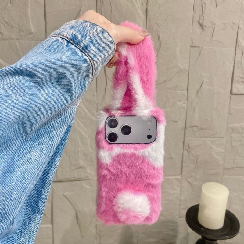 Cute Rabbit Design Fluffy Phon - Apple Iphone 15 评论和价格