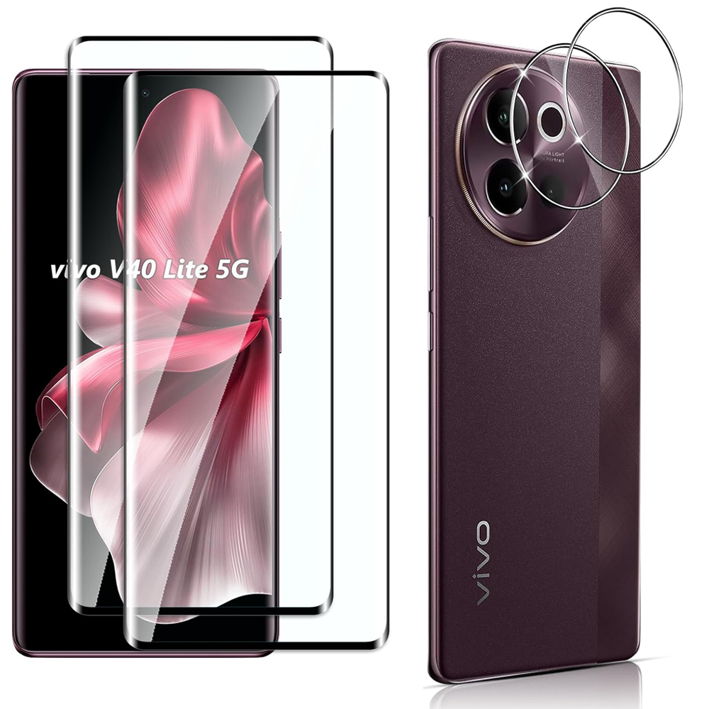 3D Curved 9H Tempered Glass Fo - Vivo V40 评论和价格